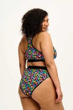 Fashion Cora - Cotton & Bamboo Bikini Pant in Summer Lovin' Print All Bottoms|All Underwear