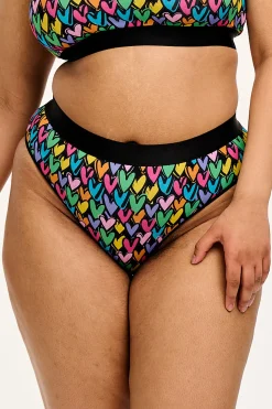 Fashion Cora - Cotton & Bamboo Bikini Pant in Summer Lovin' Print All Bottoms|All Underwear