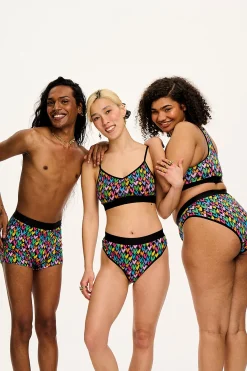 Fashion Cora - Cotton & Bamboo Bikini Pant in Summer Lovin' Print All Bottoms|All Underwear