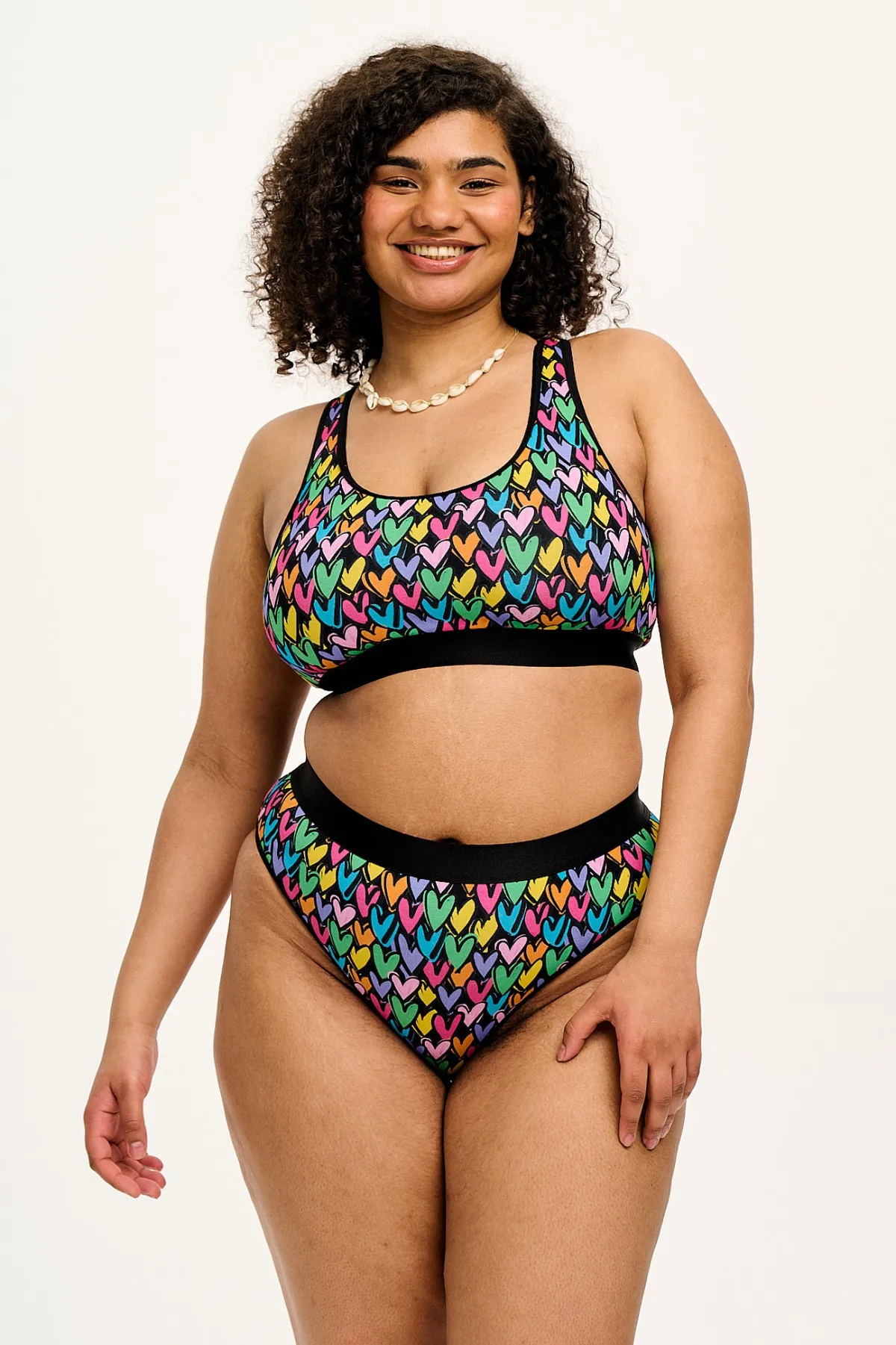 Fashion Cora - Cotton & Bamboo Bikini Pant in Summer Lovin' Print All Bottoms|All Underwear