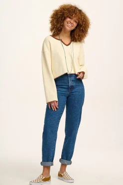 Best Dana - Mom Denim Jeans in Mid Wash Blue All Bottoms|Petite Range