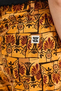 Online Dana - Mom Twill Jeans in Estelle Print All Bottoms