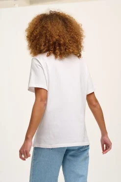 Sale Denver - Cotton Tee in White All Tops & Tees|Short Sleeve Tops