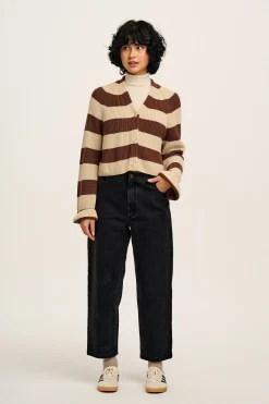 Outlet Drew - Straight Leg Denim Jeans in Washed Black All Bottoms|Petite Range