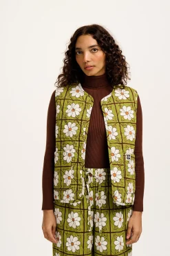 Fashion Emery - Reversible Quilted Gilet in Romneya Floral Print All Outerwear & Knitwear|Jackets