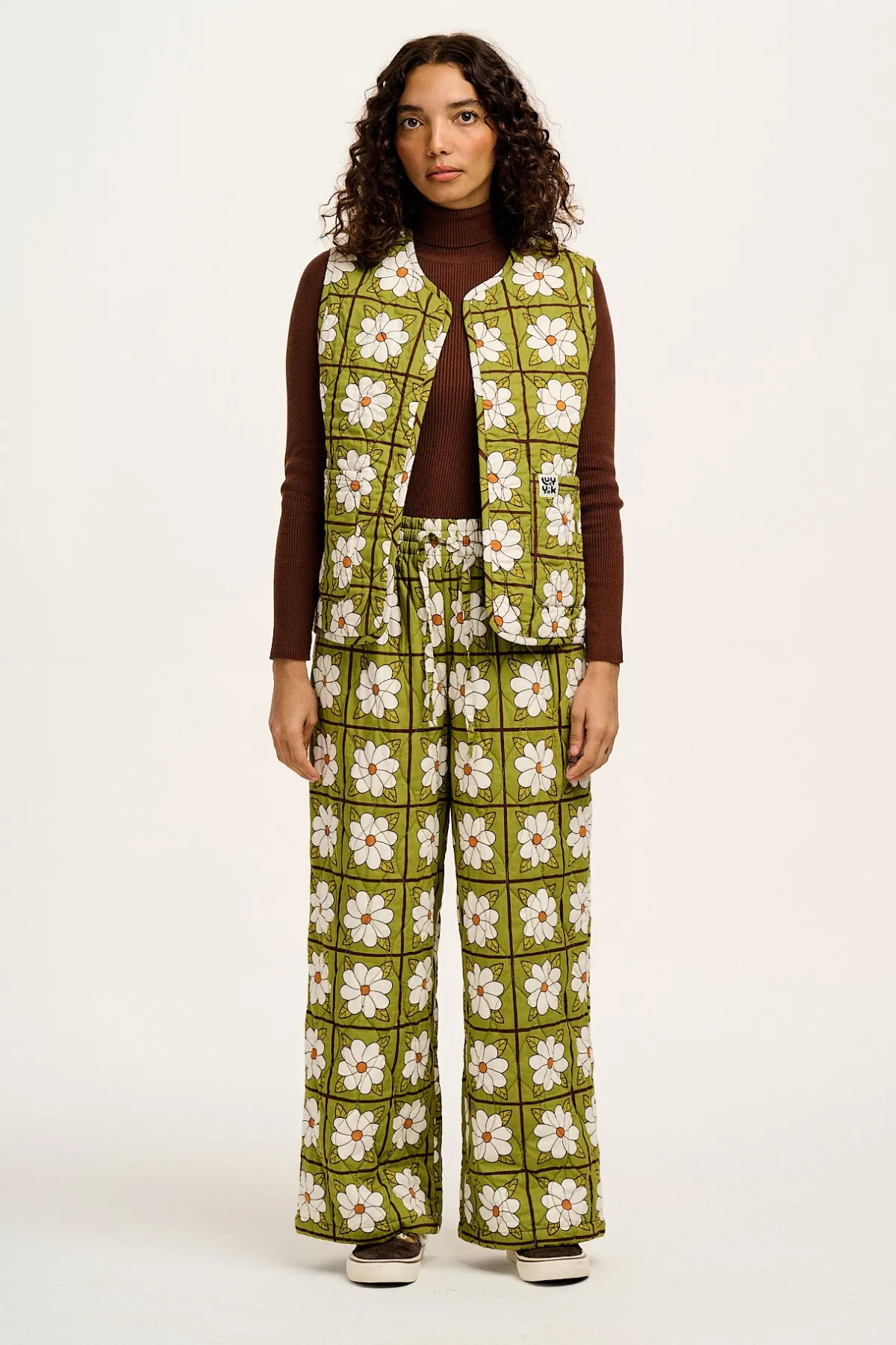 Fashion Emery - Reversible Quilted Gilet in Romneya Floral Print All Outerwear & Knitwear|Jackets