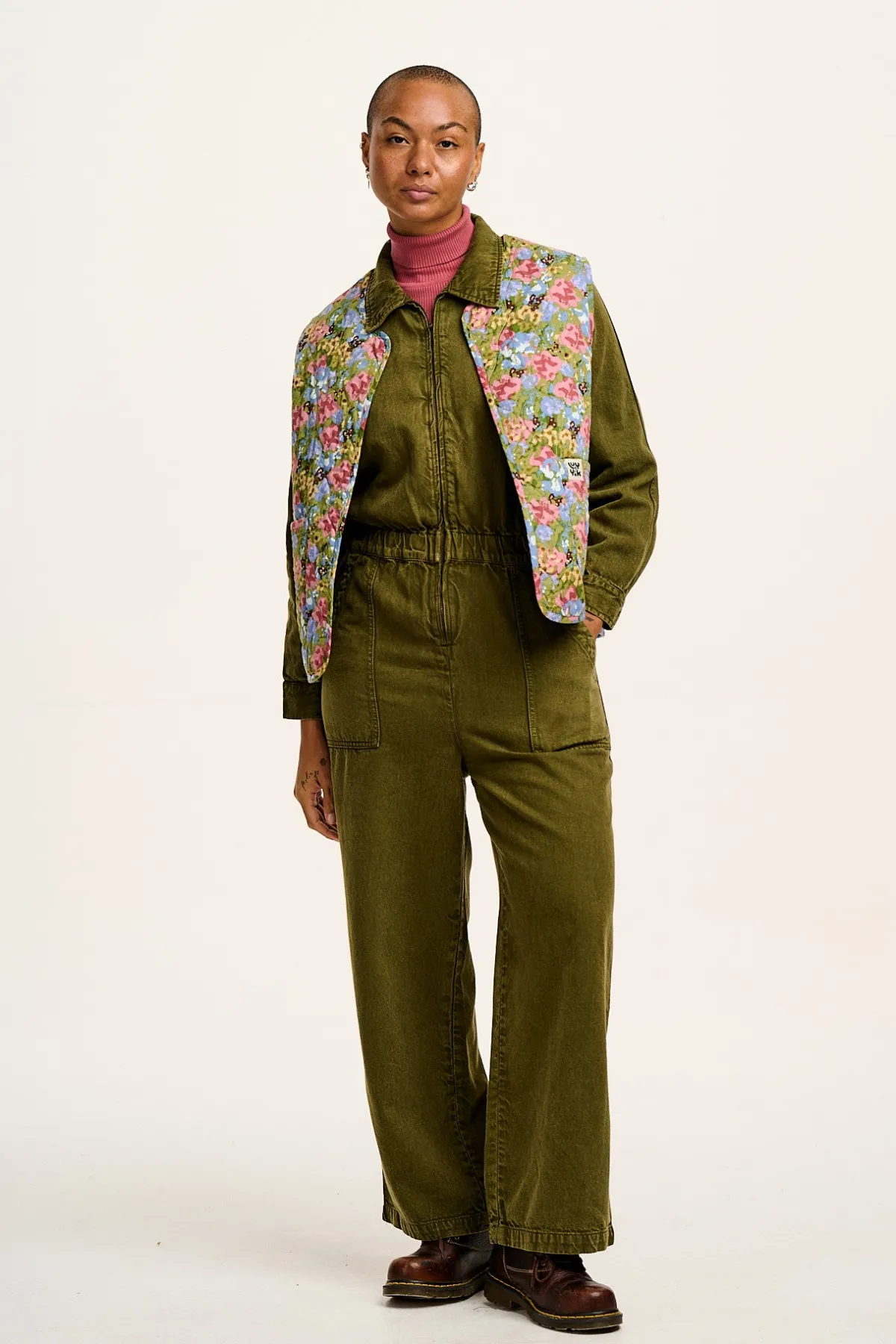 Fashion Emery - Reversible Quilted Gilet in Elsinore Floral Print All Outerwear & Knitwear|Jackets