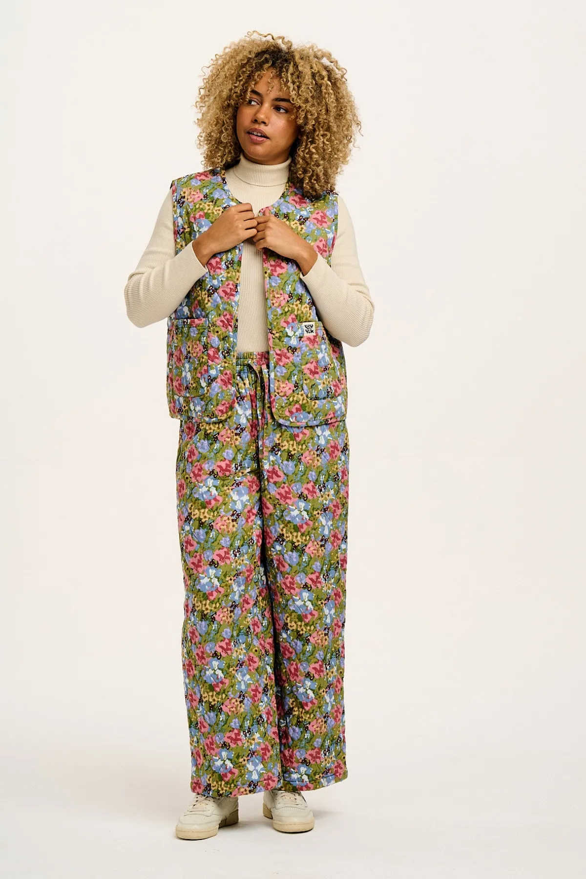 Fashion Emery - Reversible Quilted Gilet in Elsinore Floral Print All Outerwear & Knitwear|Jackets
