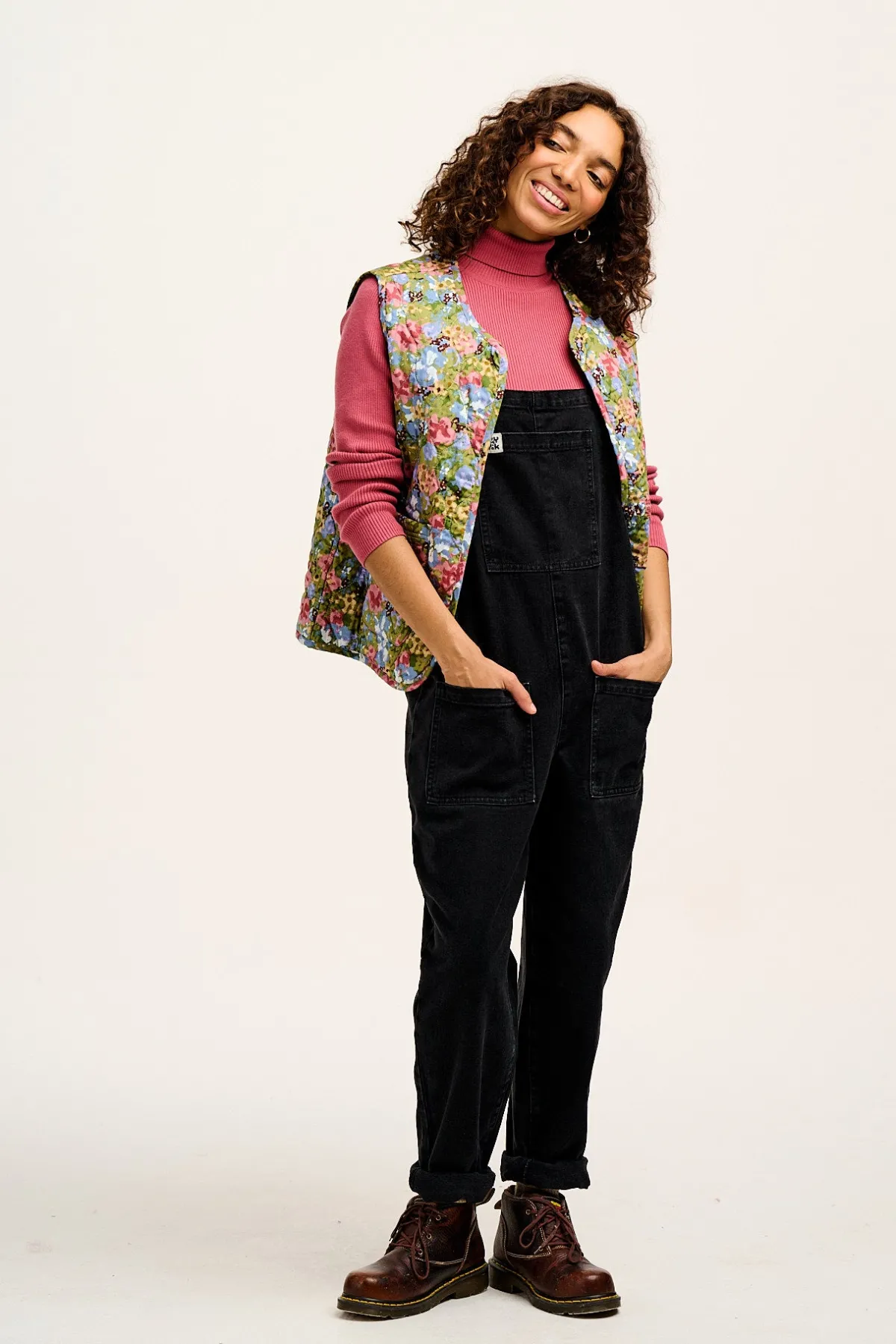 Fashion Emery - Reversible Quilted Gilet in Elsinore Floral Print All Outerwear & Knitwear|Jackets
