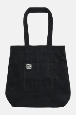 Sale Felix - Corduroy Tote Bag in Black All Accessories|Bags & Purses