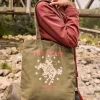 Outlet Felix - Cotton Tote Bag with Free Spirit Print All Accessories|Bags & Purses