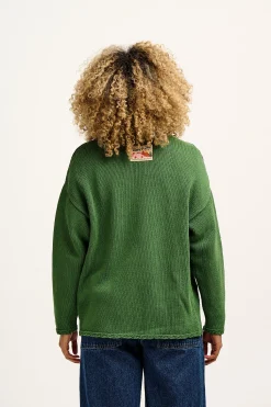 Outlet Frederika - Cardigan in Highland Green All Outerwear & Knitwear|Knitwear
