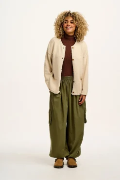 Fashion Frederika - Heavy Knit Cardigan in Frappe Cream All Outerwear & Knitwear|Knitwear