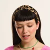 Fashion Hallie - Twist Top Headband in Leopard Print All Accessories|Hats & Hair
