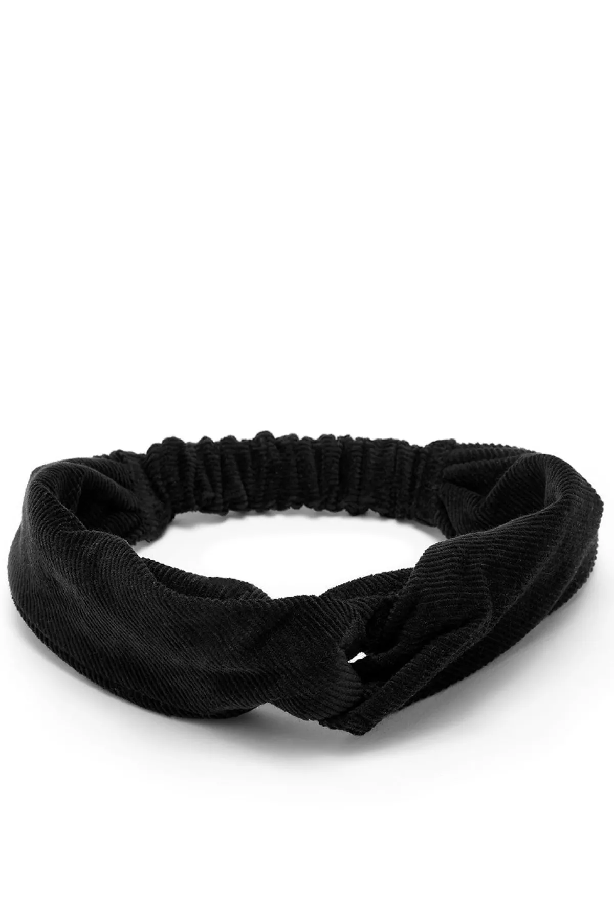 Fashion Hallie - Twist Top Headband in Black All Accessories|Hats & Hair