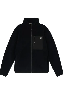 Online Harper - Borg Fleece Jacket in Black All Outerwear & Knitwear|Fleeces