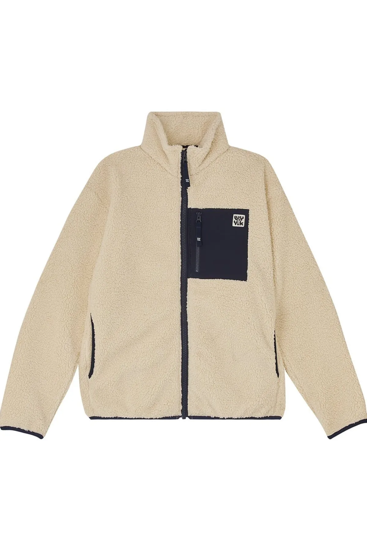 Best Harper - Borg Fleece Jacket in Cream All Outerwear & Knitwear|Fleeces