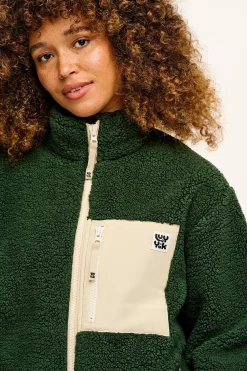 Clearance Harper - Fleece Jacket Pine Green All Outerwear & Knitwear|Fleeces
