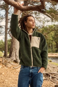 Clearance Harper - Fleece Jacket Pine Green All Outerwear & Knitwear|Fleeces