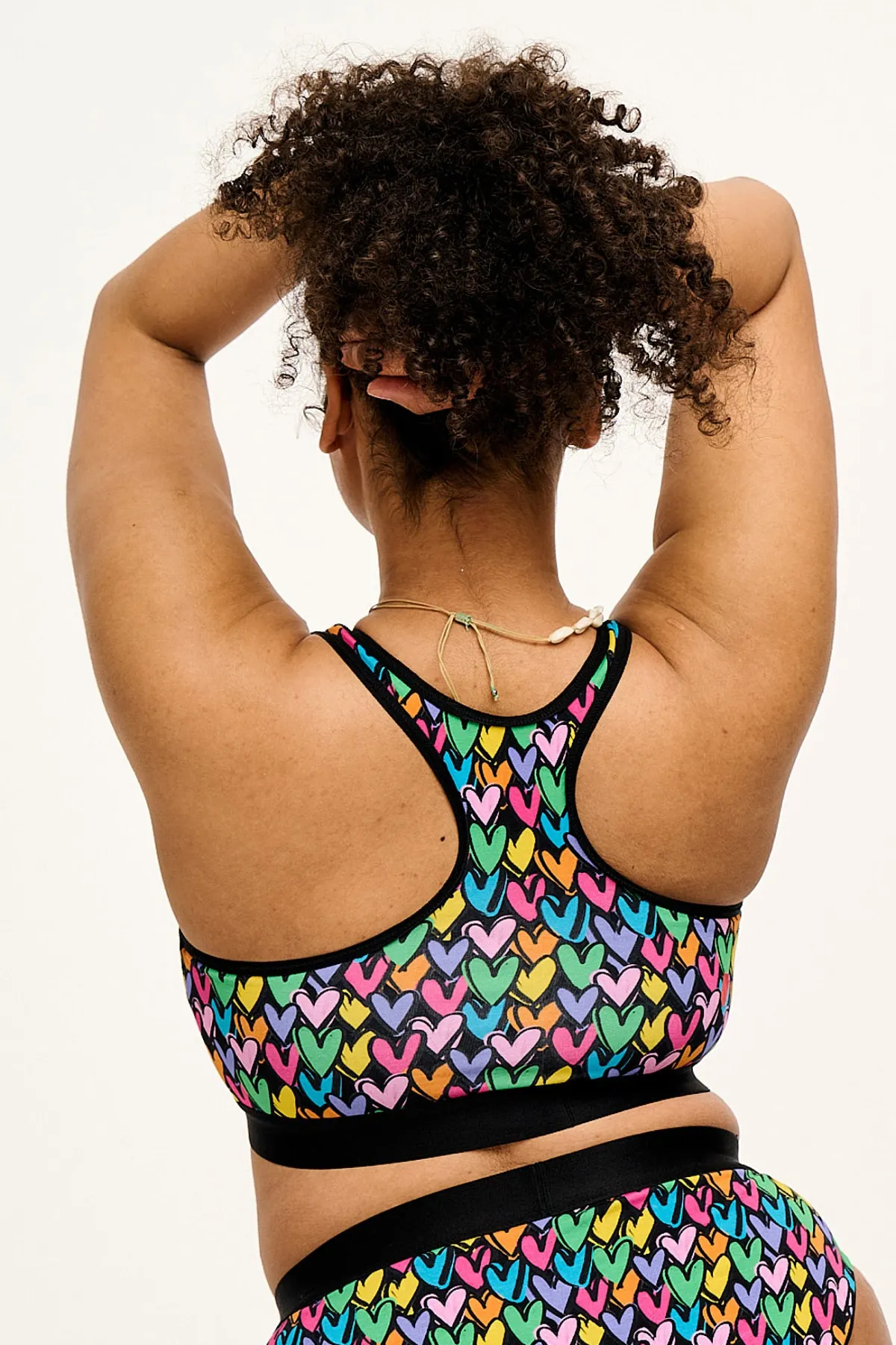Online Iona - Racer Back Cotton & Bamboo Crop Top in Summer Lovin' Print All Tops & Tees|All Underwear
