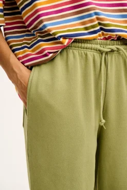 Online Jamie - Joggers in Mosstone Green All Bottoms|Joggers