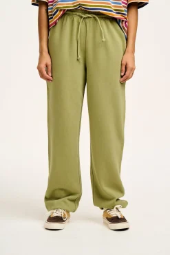 Online Jamie - Joggers in Mosstone Green All Bottoms|Joggers
