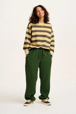 Outlet Jamie - Polar Fleece Jogger in Juniper Green All Bottoms|Joggers