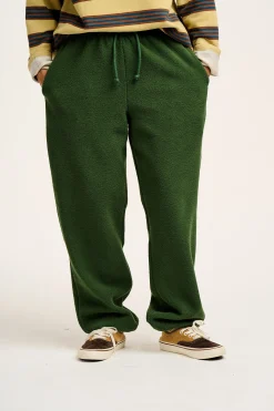Outlet Jamie - Polar Fleece Jogger in Juniper Green All Bottoms|Joggers