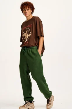 Outlet Jamie - Polar Fleece Jogger in Juniper Green All Bottoms|Joggers