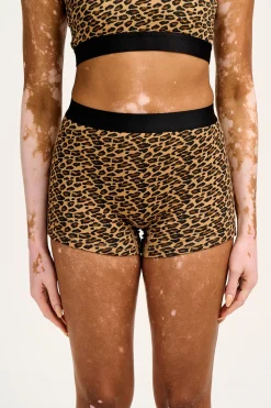 Discount Joey - Cotton & Bamboo Boxer Shorts in Leopard Print All Bottoms|All Underwear