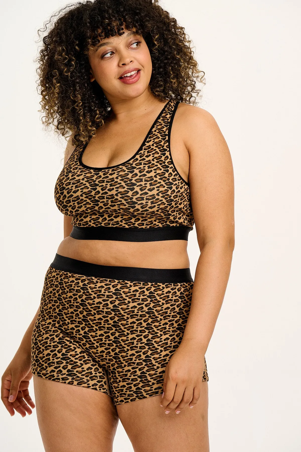 Discount Joey - Cotton & Bamboo Boxer Shorts in Leopard Print All Bottoms|All Underwear