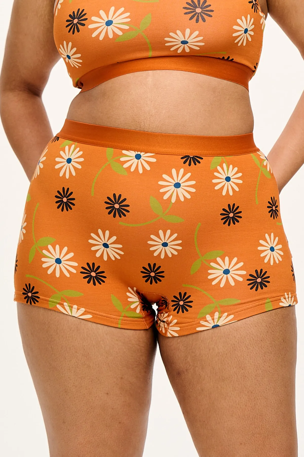 Sale Joey - Cotton & Bamboo Boxer Shorts in Veronica Print All Bottoms|All Underwear