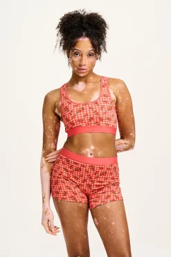 New Joey - Cotton & Bamboo Boxer Shorts in Pink Check Rosalind Print All Bottoms|All Underwear