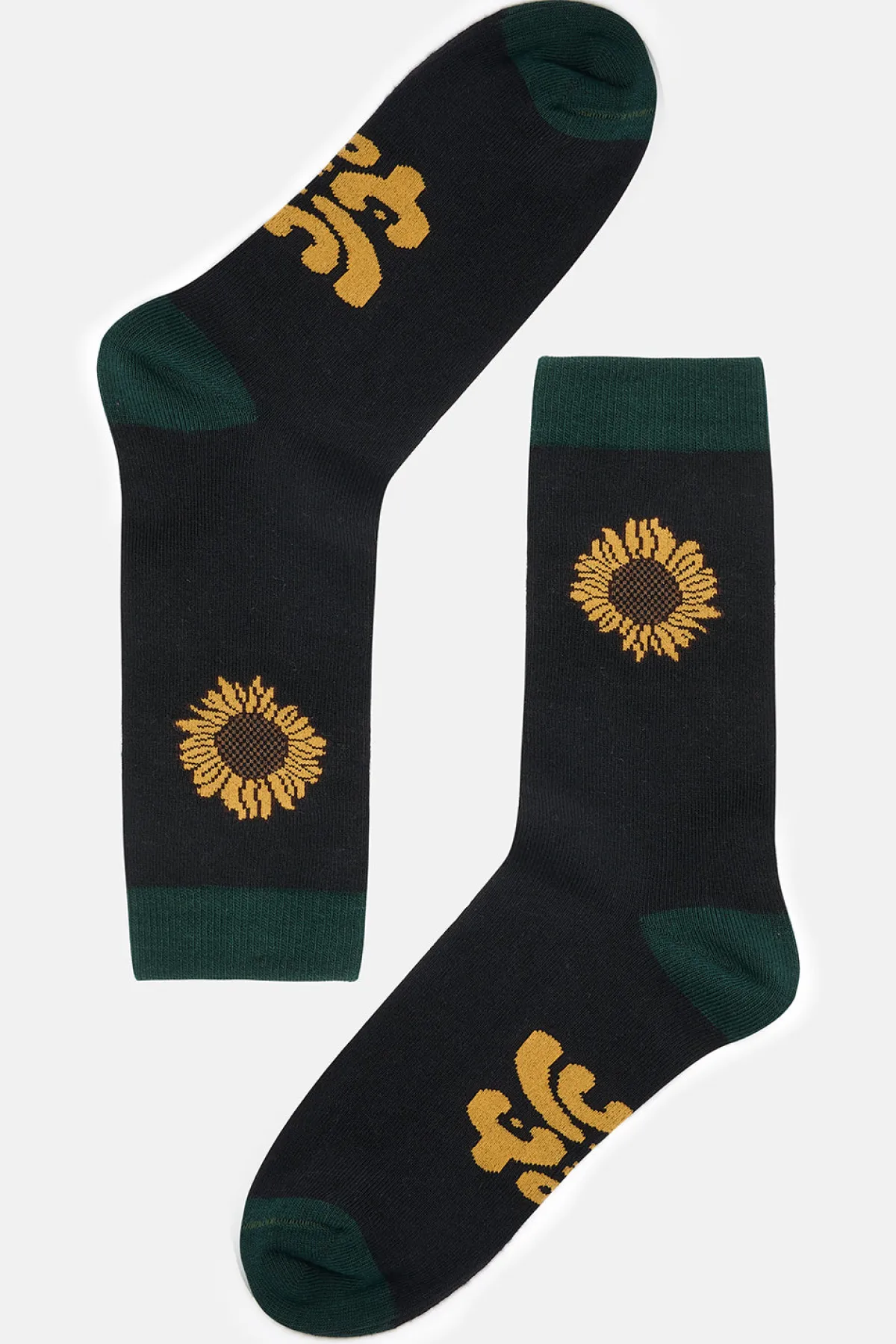 Hot JoJo - Cotton Socks in Autumn Sunflower Print All Accessories|Socks