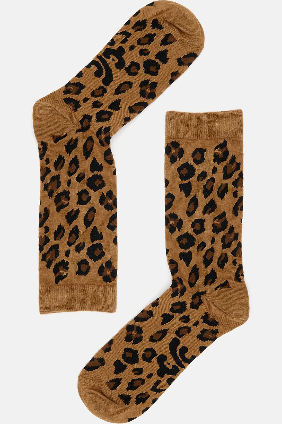 New JoJo - Cotton Socks in Leopard Print All Accessories|Socks