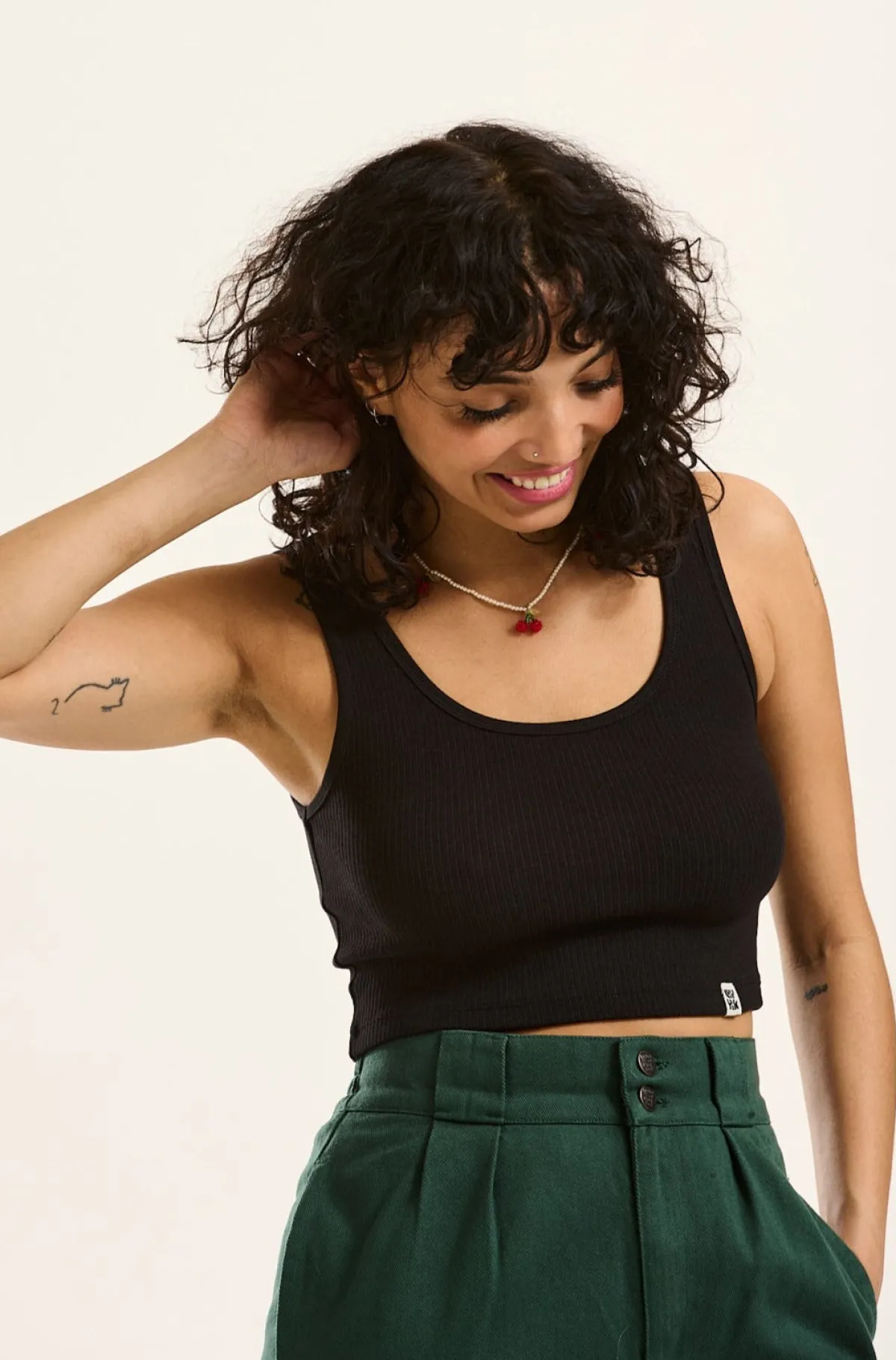 Hot Josy - Vest Top in Black All Tops & Tees|Vests & Sleeveless Tops