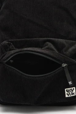 Discount Kellie - Skater Corduroy Backpack in Black All Accessories|Bags & Purses