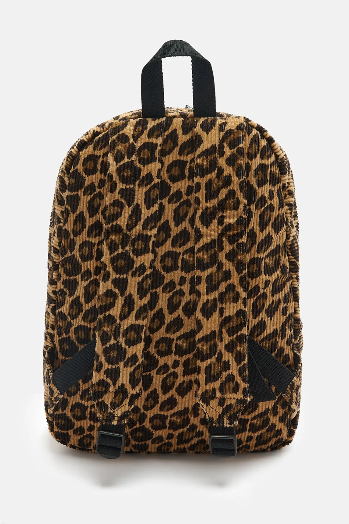 Fashion Kellie - Skater Corduroy Backpack in Leopard Print All Accessories|Bags & Purses