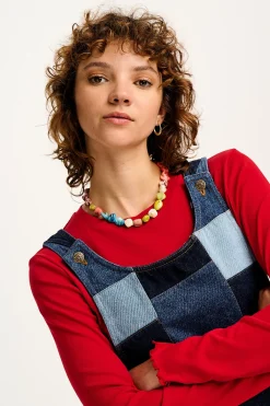 Best Layla - Mini Denim Dress in Paige Patchwork Print All Dresses & Skirts