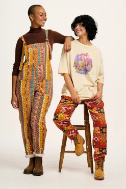 New L.E. Alexa - Cotton Trousers in Artist Print by Namrata Kumar All Bottoms|Trousers