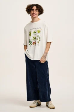 Clearance L.E. Benny - Oversized Cotton Tee in Artist Print by Bojana All Tops & Tees|Short Sleeve Tops