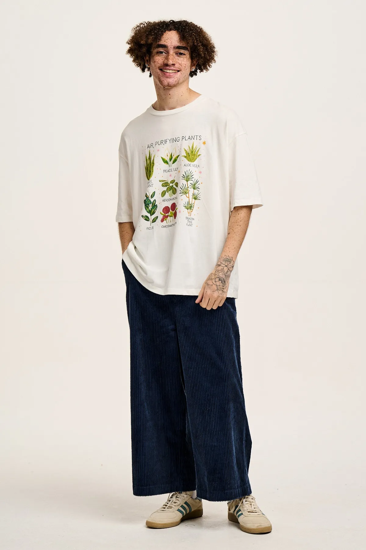 Clearance L.E. Benny - Oversized Cotton Tee in Artist Print by Bojana All Tops & Tees|Short Sleeve Tops