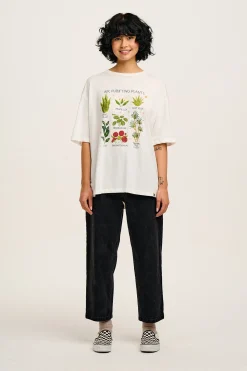Clearance L.E. Benny - Oversized Cotton Tee in Artist Print by Bojana All Tops & Tees|Short Sleeve Tops