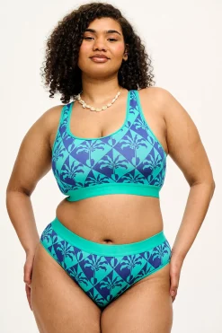 Best L.E. Cora - Cotton & Bamboo Bikini Pant in Artist Print by Tara Khorzad All Bottoms|All Underwear
