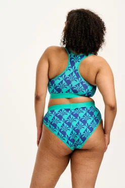 Best L.E. Cora - Cotton & Bamboo Bikini Pant in Artist Print by Tara Khorzad All Bottoms|All Underwear