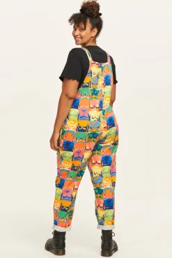 New L.E. Original - Twill Dungaree in Baring All Print All Dungarees|The Original - Tapered