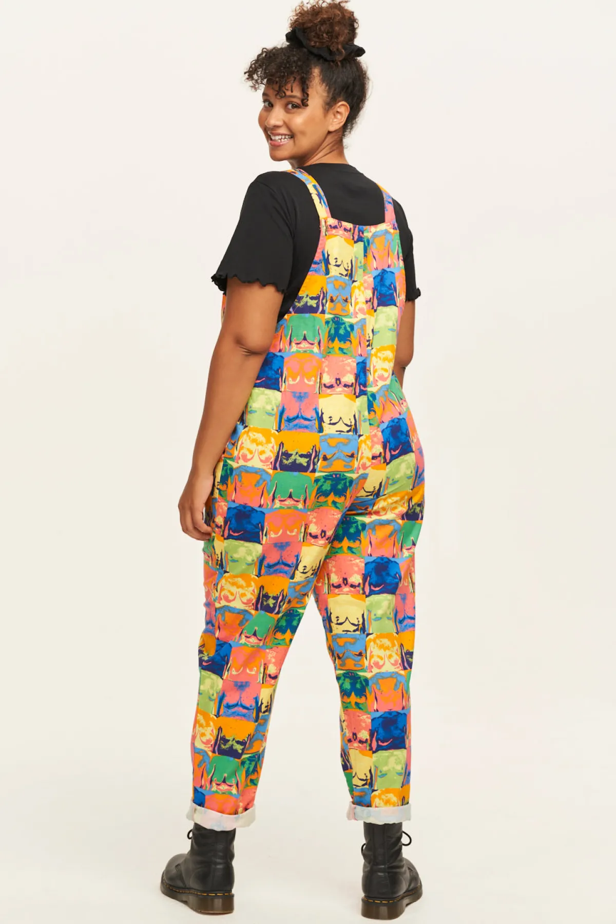 New L.E. Original - Twill Dungaree in Baring All Print All Dungarees|The Original - Tapered