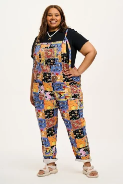 Fashion L.E. Original - Twill Dungarees in With Love Artist Print All Dungarees|The Original - Tapered