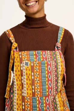 Outlet L.E. Original - Twill Dungarees in Artist Print by Chaaya Prabhat All Dungarees|The Original - Tapered