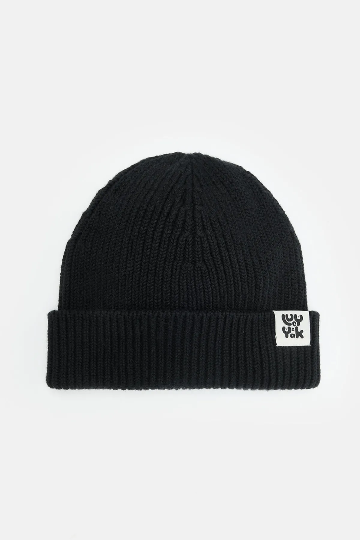 Fashion Luca - Cotton Beanie in Black All Accessories|Hats & Hair